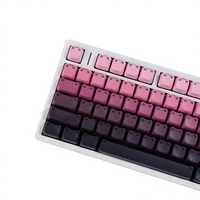 MAO Cat High-profile Side-sculpted Translucent Full Set BlackBerry PBT 5-face Dye-sublimated Keycaps Best-selling Cross-border