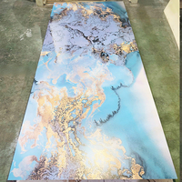 Plaque de marbre UV, panneaux UV, couleurs et textures naturelles respectueuses de l'environnement pour les hôtels et appartements