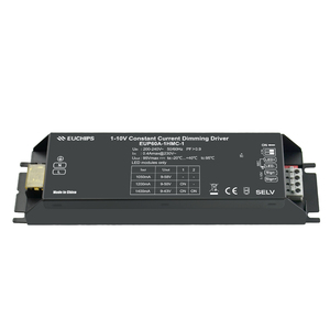 Pilote avancé Euchips 60w gradation stable sur la protection de l'alimentation LED gradable 0-10V pilote - Product Image 4