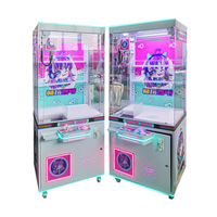 Machine à griffes à monnayeur pour peluches, avec éclairage LED, pour la capture de prix en peluches, usage commercial, pour centres commerciaux et salles de jeux pour enfants