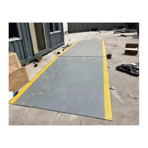 휴대용 모바일 전자 디지털 계도교 트럭 스케일 왜건 밸런스 계량 기계 램프 이동식 트럭 무게 다리 - Product Image 1