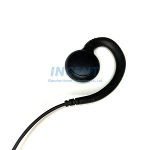 C hình <span class=keywords><strong>d</strong></span>ạng tai móc tai nghe Tai nghe với PTT và microphone cho VX-6R 6E VX-7R EVX-S24 FT-270R hai cách phát thanh - Product Image 3