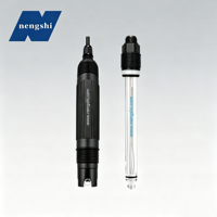 Électrode pH en verre PG13.5 OEM/ODM/OBM pour la surveillance en ligne des eaux usées industrielles, sonde de pH avec précision de 0,01 pH