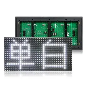 P10 Dip/Smd Enkele Witte Outdoor Waterdichte Hoge Helderheid Supermarkt Reclame Fabriek Directe Verkoop Led Digitaal Billboard