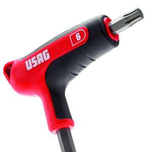 USAG - U02802400 Llaves hexagonales anguladas con perfiles especiales, empuñadura bimaterial y empuñadura-EAN 8001150047985 ALLEN KEYS - Product Image 2