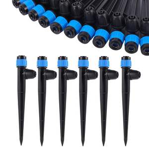 Arroseur à ressort 13 cm noir-bleu avec verrouillage pour micro-pulvérisation d'arrosage des plantes de jardin - Product Image 1