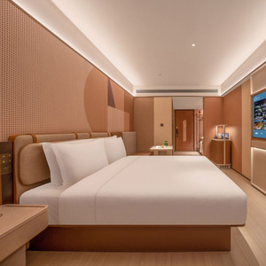 ซัพพลายเออร์เฟอร์นิเจอร์โรงแรมระดับมืออาชีพมีเฟอร์นิเจอร์ไม้ทันสมัยคุณภาพสูงสำหรับโครงการห้องนอนห้าดาวตามสั่ง - Product Image 2