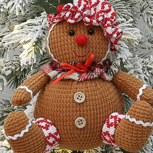 Gingerbread Figure Ornament <b>Mini</b> Eco Friendly <b>Christmas</b> <b>Tree</b> Decoration - Product Image 4