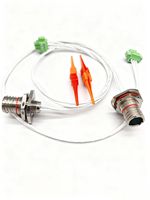 Connecteur de câble électrique 24FA98PN J599, étanche IP68, en alliage d'aluminium plaqué or, prise femelle droite, anti-vibration, automobile