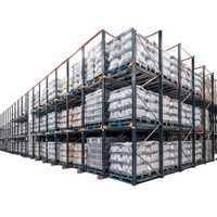 Estanterías Metálicas para Almacenamiento en Almacenes, Gestión de Circulación de Inventario por Lotes, Sistema de Almacenamiento Drive-in