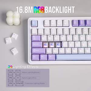 AJAZZ AK980 RGB DIY Mechanical Keyboard Triple Mode Switch V2 Organic Light Emitting Diode Monitor USB New Mechanical Keyboard - Product Image 6