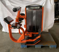 Machine d'extension dorsale en acier pour musculation, appareil de fitness avec sélection de charge par broche
