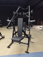 Appareil de musculation professionnel en acier réglable pour la poitrine, le dos et les bras, à charge libre, pour exercices latéraux Poitrine/Dos