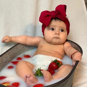 BOYI enfants bricolage tissu cheveux accessoires cheveux sangles bébé casques Nylon grand arc Headflower - Product Image 6