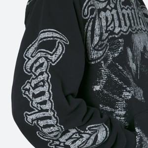 Sweat à capuche personnalisé avec logo Tribulation, poche avant, sweat à capuche en polaire technique, 100% coton de haute qualité, sweat à capuche en tapisserie - Product Image 4