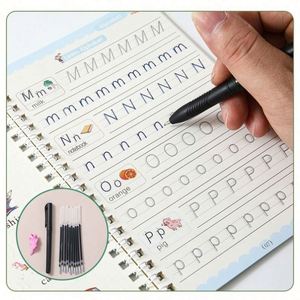 4 Cuadernos Mágicos Reutilizables de Caligrafía Árabe para Práctica de Escritura a Mano, Libros de Impresión para Niños - Product Image 6