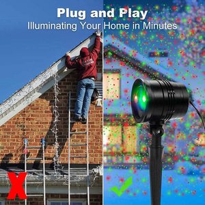 KSWING-<span class=keywords><strong>proyector</strong></span> de luces de <span class=keywords><strong>Navidad</strong></span> para exteriores, luces láser impermeables de <span class=keywords><strong>Navidad</strong></span>, <span class=keywords><strong>proyector</strong></span> de paisaje, luces decorativas para escenario - Product Image 5