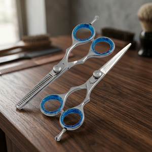 ASAP Professional - Juego de Tijeras de Peluquería de Acero Inoxidable con Mango Largo y Hojas de Acero al Carbono de 6 Pulgadas para Diestros - Product Image 3
