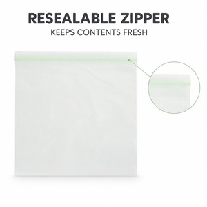 Clear Window Display Artisan Handmade Soap Resealable Zipper <b>Bag</b> Biodegradable Shampoo Bar Bath Bomb Solid Cosmetic Packaging - Product Image 3