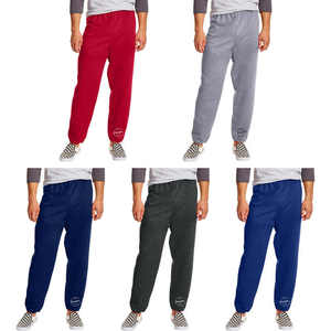 กางเกงวอร์มเอวกลางเอวตรงสำหรับผู้ชาย, กางเกงวิ่งออกกำลังกายฟิตเนสสตรีทแวร์เอวยางยืด - Product Image 2