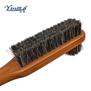 Yinste <b>Shoe</b> Brush Set 3Pcs Solid Wood Horse Hair Double Sided Cleaning For <b>Shoe</b> Care - Product Image 2