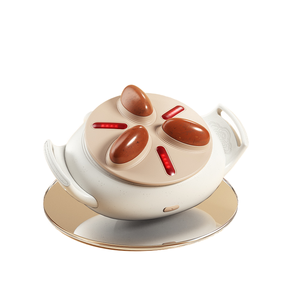 Sabuk pemijat perut elektrik, sabuk pijat pengurang nyeri dan relaksasi terapi bekam panas dengan Mode dapat disesuaikan - Product Image 1