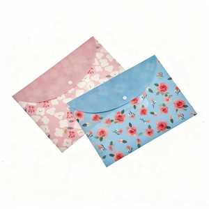 Tùy chỉnh trong suốt A5/A4 nhựa túi tài liệu PP rõ ràng phong bì Pocket Ví trường văn phòng kinh doanh khuyến mại thư mục tập tin - Product Image 1