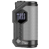 Nouveau démarreur de voiture portable ABS 14,8 V, gonfleur de pneus 6000-15200 mAh, pompe à air 150 PSI, affichage LED, moniteur de pression des pneus, 1 an de garantie