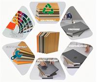 Panneau en nid d'abeille en aluminium personnalisé, best-seller, léger, ignifuge, pour meubles, armoires, placards, panneau en nid d'abeille en aluminium