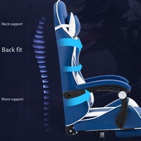 Chaise de jeu ultra confortable de qualité supérieure Offre Spéciale design ergonomique avec siège d'ordinateur de bureau réglable et pivotant en tissu moderne