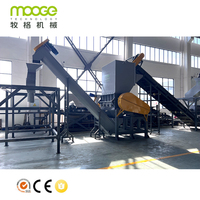 Machine de broyage de plastique rigide de grande capacité pour le traitement des bouteilles en PET, des bidons et des barils en plastique, avec certification CE