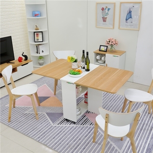 New Design Smart <b>Folding</b> Wood Dining <b>Table</b> With Storage for Room Furniture GF642-1408 Wood Dining <b>Table</b> GF642-1408 - Product Image 1