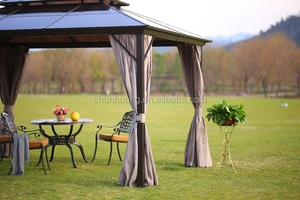Gazebo de <span class=keywords><strong>jardin</strong></span> en métal de grande taille 300*400 avec moustiquaire, mobilier d'extérieur, pavillon de <span class=keywords><strong>jardin</strong></span>, pergola de villa - Product Image 3