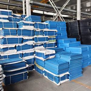 कारखाने के थोक मूल्य 90*60 सेमी प्लास्टिक ट्रॉली उपलब्ध ओम के साथ त्वरित डिलीवरी के लिए स्टॉक में - Product Image 4