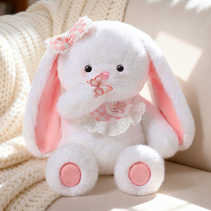 Colección de Peluches Kawaii de Oveja, Oso y Conejo con Atuendos Delicados, Ideal para Decoración de Cuartos de Niños y Regalos Navideños - Product Image 4