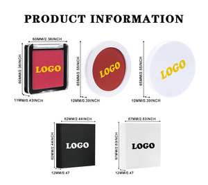 พาเลทบลัชออนวีแกนมินเนอรัลแบบกำหนดเองสำหรับขายส่ง เนื้อแมตต์ สีชมพูธรรมชาติ ติดทนนาน กันน้ำ เนื้อเนียนละเอียด - Product Image 6