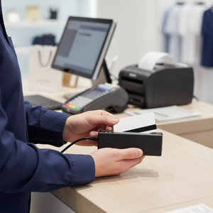 Lector de Tarjetas Magnéticas de Doble Cara con Doble Cabezal y Doble Lectura MSR de 3 Pistas, USB <span class=keywords><strong>RS232</strong></span> ISO7811 de Fábrica Effon - Product Image 6