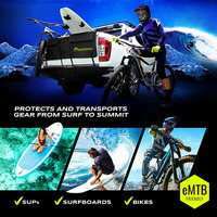 Support arrière étanche pour vélo, 1 pièce, couverture de sac de voyage pour camions jusqu'à 5 vélos