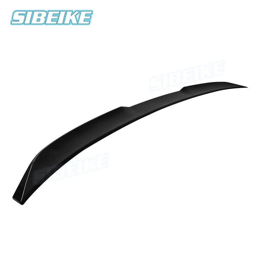 Wholesale Rear wing Rear spoiler Ducktail Trunk Lip Wing Spoiler Black PVC Rear Car Spoiler For Universal