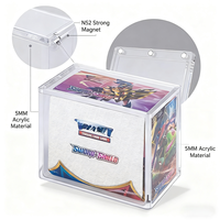 Boîte de protection anti-poussière en acrylique pour boosters TCG, étui en plexiglas anti-poussière