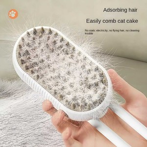 Cepillo profesional 3 en 1 para perros con spray, peine de aseo para mascotas y herramienta de depilación para perros, suministros de cepillo de masaje/ - Product Image 6