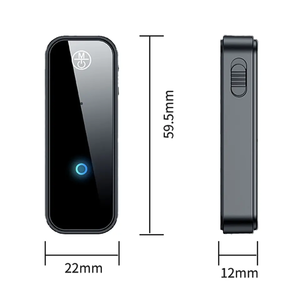 새로운 디자인 무선 자동차 블루투스 수신기 어댑터 3.5mm aux 5.0 블루투스 송신기 및 수신기 - Product Image 6