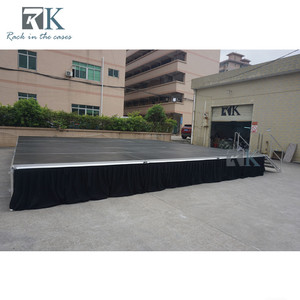 RK Aluminum <b>Stage</b> <b>Platform</b> Rectangular Modular Quick Install Black <b>Stage</b> Truss - Product Image 4