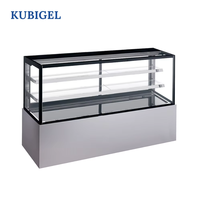 Vitrine Réfrigérée Commerciale à 3 Niveaux avec Ventilateur de Refroidissement pour Gâteaux et Desserts – Présentoir de Comptoir