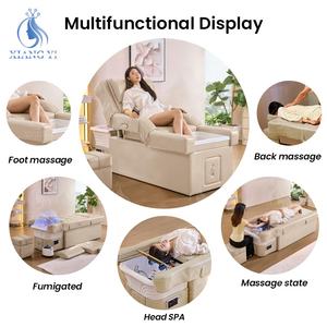 Silla de lavado de pelo de pedicura y manicura de masaje tailandés para cama de Spa de cabeza japonesa - Product Image 6