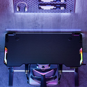 Alta qualità moderna elettrica regolabile in altezza <span class=keywords><strong>scrivania</strong></span> per Computer Cool RGB illuminazione a Led tavolo da gioco seduto in piedi - Product Image 6