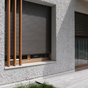 Elektrikli kaldırma balkon alüminyum pencere ev rulo panjur pencereler ve kapılar galvanizli çelik