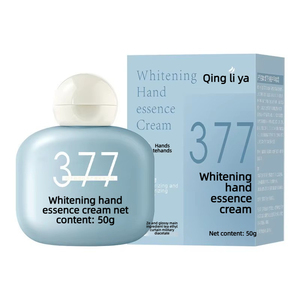 Crème éclaircissante pour les mains Hot Qing Li Ya 377, 50g, hydratante, nourrissante, non grasse, atténue les taches brunes, soin des mains portable - Product Image 4
