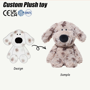 Peluche Dannie Dog en gros – Jouet en peluche doux avec rembourrage en coton PP, 30 cm de haut, anti-stress pour enfants - Product Image 1