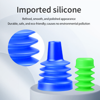 Ventouse pneumatique en silicone de qualité alimentaire, résistante aux hautes températures, pour machine d'emballage sous vide de gâteaux, pains et œufs